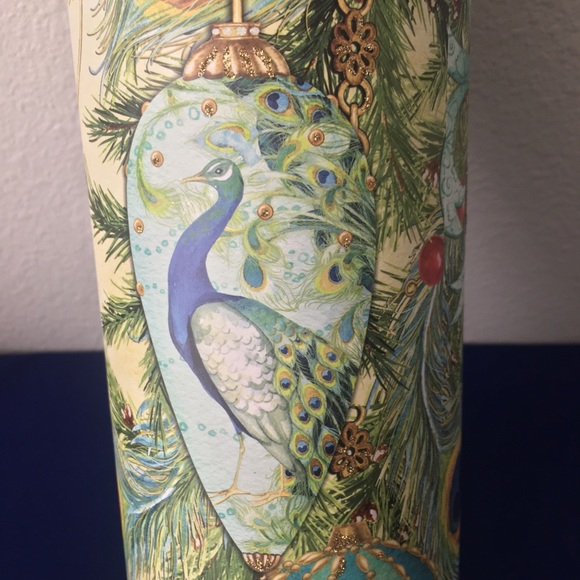 Decorative Peacock Storage Boxes 2pc. Set - Picture 5 of 13